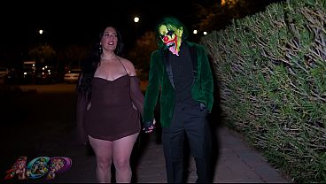 Gibby The Clown Fucks Superstar BBW In Public While People Watched From Their Balconys!