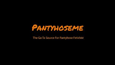 Ksenia and Her Boyfriend In Pantyhose Futanari Sex
