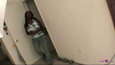 What starts off as nude modeling turns into an interracial blowjob