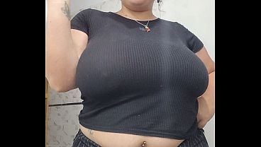 Best BBW jiggle and tease – Massive natural breasts compilation