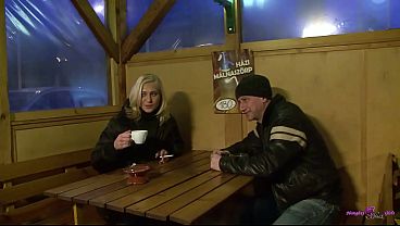 Interracial threesome cuckold sex is what makes this naughty blonde milf truly happy and aroused