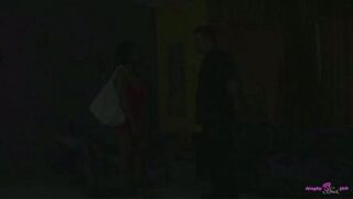 Before the interracial pounding begins Honey Dip makes sure to use her vibrating sex toy