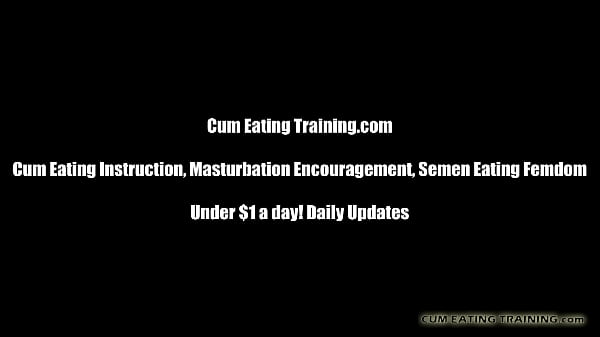 Cum Eating Encouragement JOI Masturbation