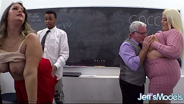 Hot Interracial Orgy at The BBW Detention Center