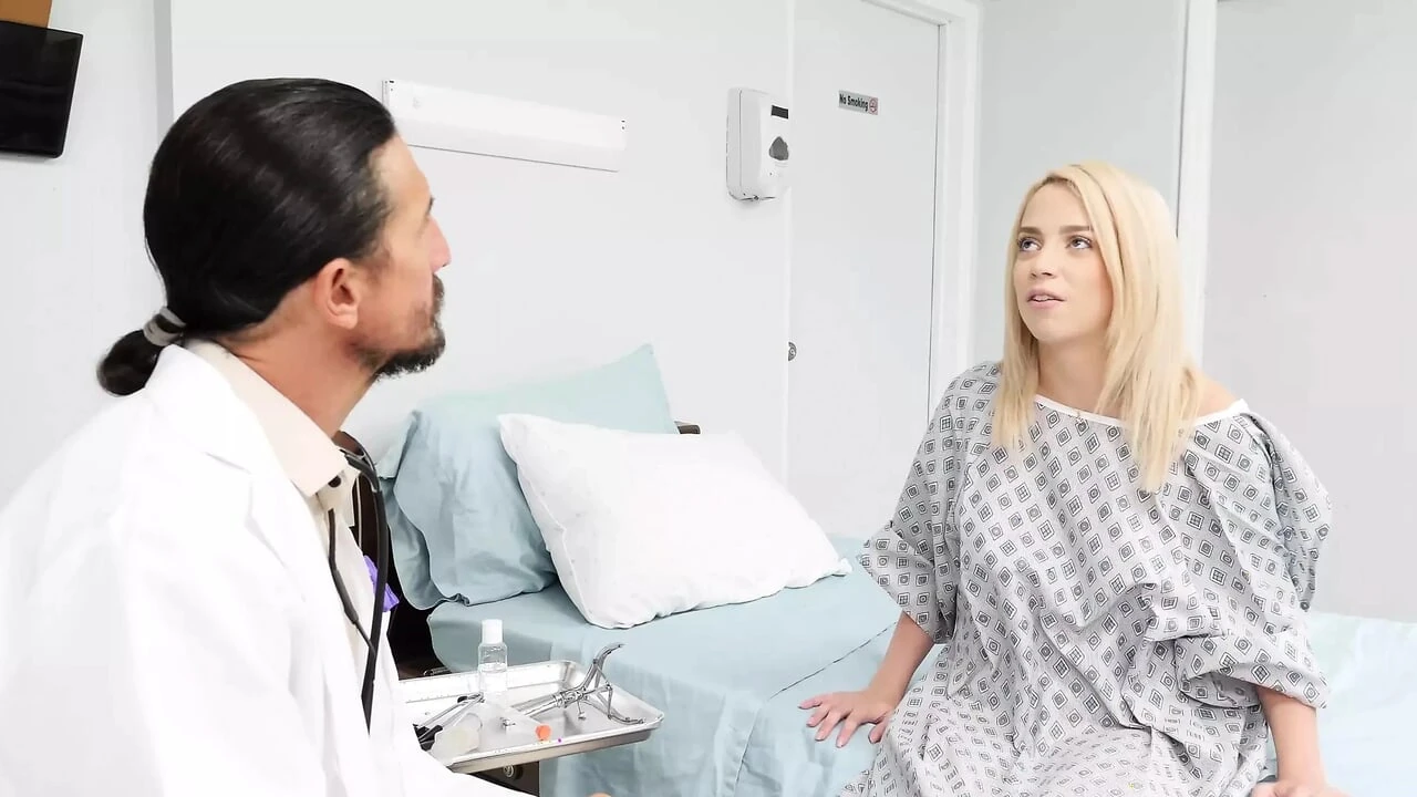 Doc Uses His Cock To Examine Madison’s Tight Butthole