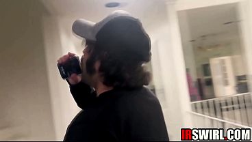 Hot Blonde Swallowing A Huge Black Cock | Interracial Sex
